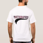 Fotograf-T-Shirt T-Shirt (Rückseite)