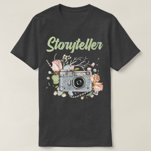 Fotograf-Tageskamera Storyteller T-Shirt (Design vorne)