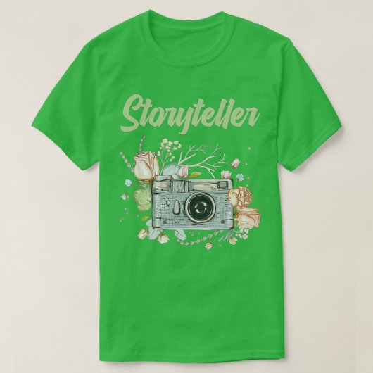 Fotograf-Tageskamera Storyteller T-Shirt (Design vorne)