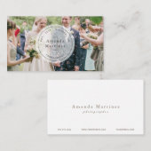 Fotograf Transparente Visitenkarte für die weiße B (Vorne/Hinten)