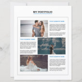 Fotograf Über Mich Seiten Vorlage (Rückseite)