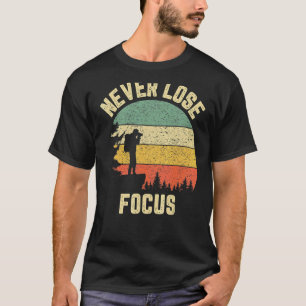 Fotograf verliert Fokusfotografie nie T-Shirt