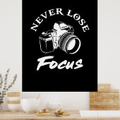 Fotograf verliert nie den Fokus Poster (Küche)