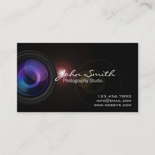 Fotograf Visitenkarte (Vorderseite)