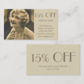 Fotograf Visitenkarte (Vorne/Hinten)