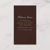 Fotograf Visitenkarte (Rückseite)