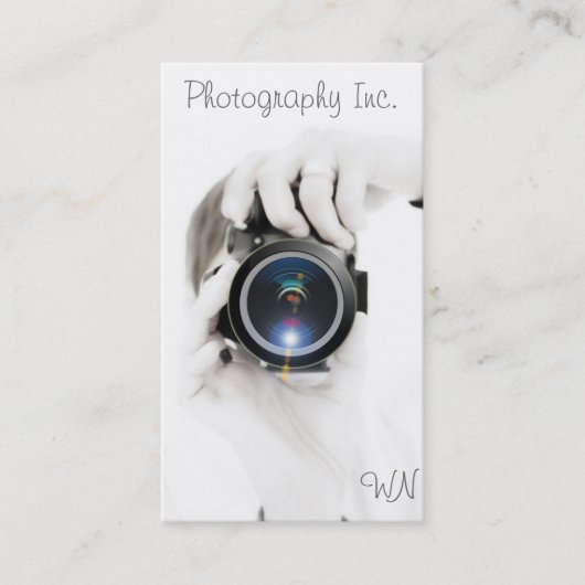 Fotograf Visitenkarte (Vorderseite)