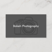 Fotograf-Visitenkarte-Art Visitenkarte (Rückseite)