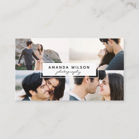 Fotograf-Visitenkarte Visitenkarte (Vorderseite)