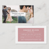 Fotograf-Visitenkarte Visitenkarte (Vorne/Hinten)