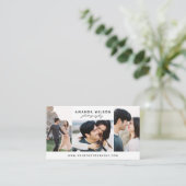 Fotograf-Visitenkarte Visitenkarte (Stehend Vorderseite)