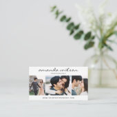 Fotograf-Visitenkarte Visitenkarte (Stehend Vorderseite)