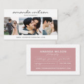 Fotograf-Visitenkarte Visitenkarte (Vorne/Hinten)