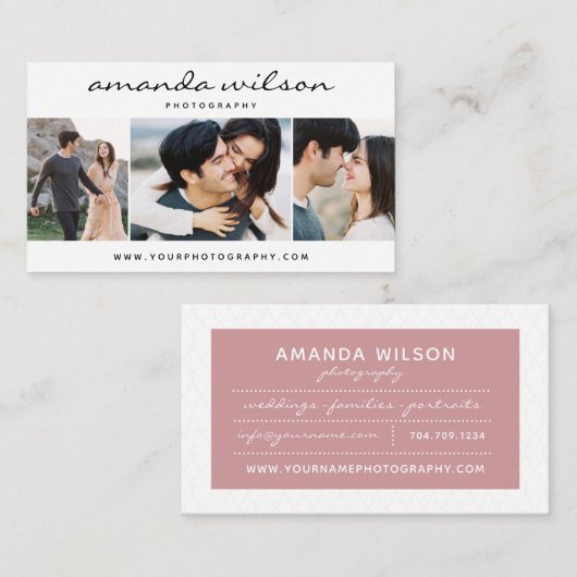 Fotograf-Visitenkarte Visitenkarte (Vorne/Hinten)