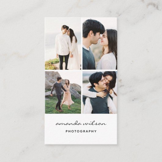 Fotograf-Visitenkarte Visitenkarte (Vorderseite)