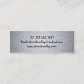 Fotograf - Visitenkarten Mini Visitenkarte (Rückseite)