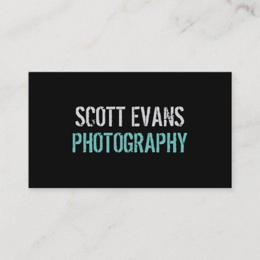 Fotograf - Visitenkarten Visitenkarte (Vorderseite)