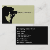 Fotograf-Visitenkarten Visitenkarte (Vorne/Hinten)