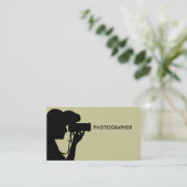 Fotograf-Visitenkarten Visitenkarte (Stehend Vorderseite)