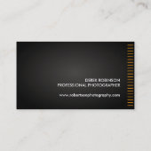 Fotograf-Visitenkarten Visitenkarte (Rückseite)