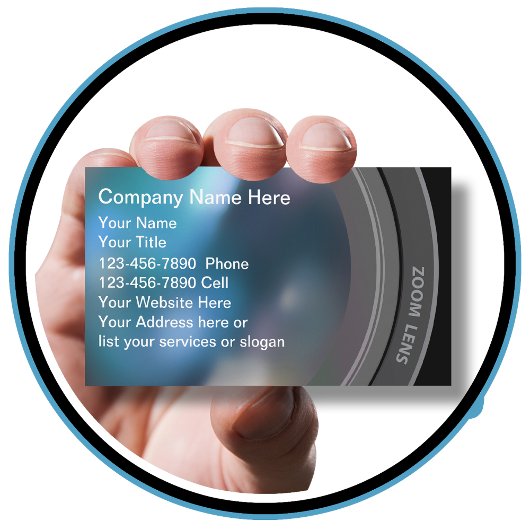 Fotograf-Visitenkarten Visitenkarte