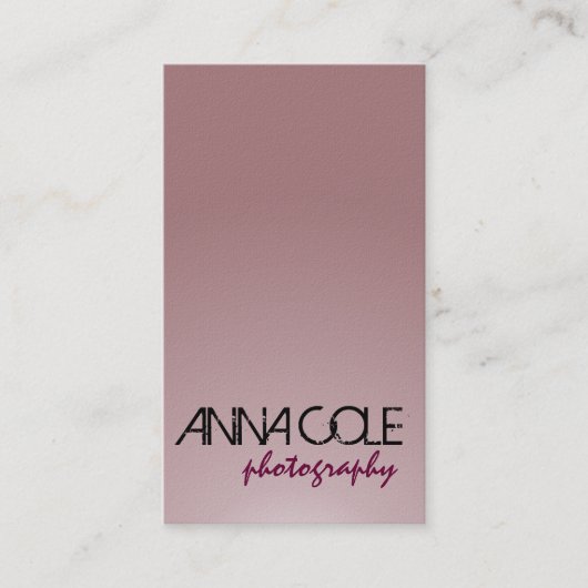 Fotograf - Visitenkarten Visitenkarte (Vorderseite)