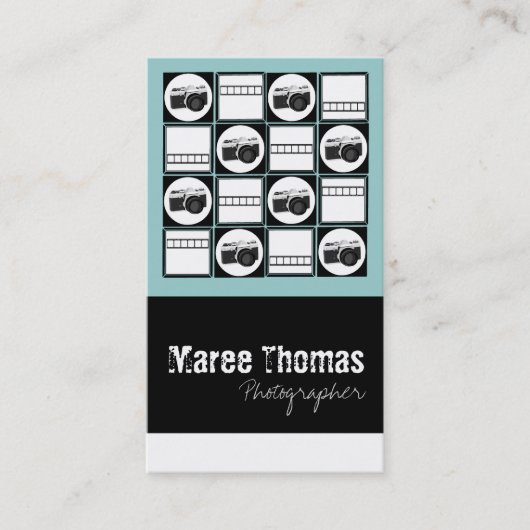 Fotograf-Visitenkarten Visitenkarte (Vorderseite)