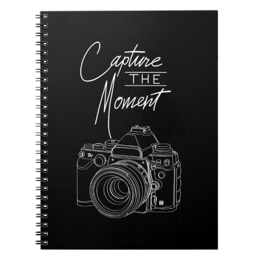 Fotograf von Capture Moment Kamera Notizblock (Vorderseite)