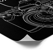 Fotograf von Capture Moment Kamera Poster (Ecke)