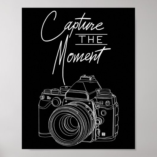 Fotograf von Capture Moment Kamera Poster (Vorne)