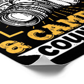 Fotograf, wenn es Kaffee und Poster (Ecke)