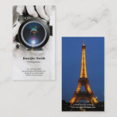 Fotograf - Zeigen Sie Ihr bestes Foto auf der Rück Visitenkarte (Vorne/Hinten)