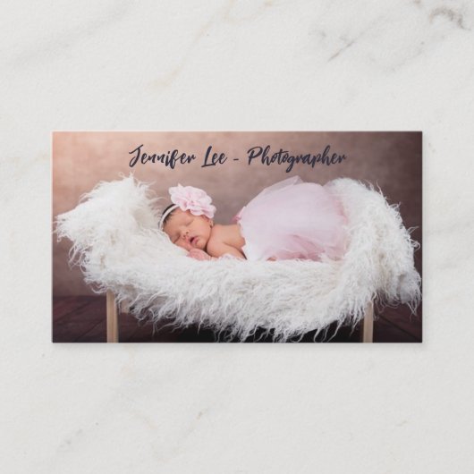 Fotografen Berufliche Visitenkarte (Vorderseite)