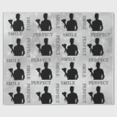 Fotografen-Geburtstag Geschenkpapier (Flach)