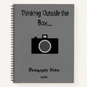 Fotografen Handy Spiral Notebook Notizblock (Vorderseite)