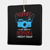 Fotografen können jederzeit schlummern keramikornament (Links)