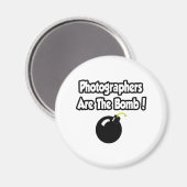 Fotografen sind die Bombe! Magnet (Vorderseite/Rückseite)