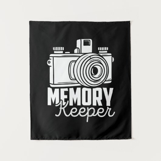 Fotografen sind Speicherbewahrer Wandteppich (Vorderseite)