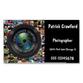 Fotografen und Fotografen Magnetische Visitenkarte (Vorderseite)