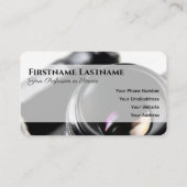 Fotografen Videographen DSLR-Kameraobjektive Visitenkarte (Rückseite)