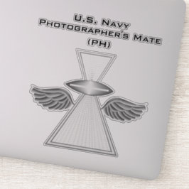 Fotografenmatte (PH) mit Flügelaufkleber Aufkleber