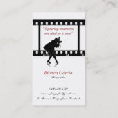 Fotografia Business Card Visitenkarte (Rückseite)