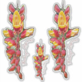 Fotografia de flor aufkleber (Vorderseite)