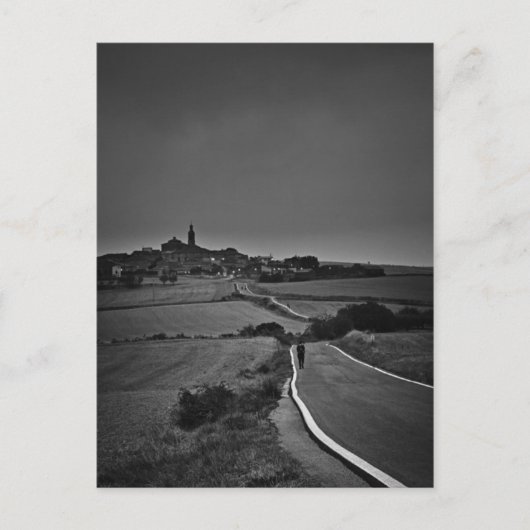 fotografias del Camino de santiago Postkarte (Vorderseite)