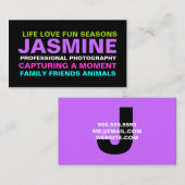 Fotografie 311 visitenkarte (Vorne/Hinten)