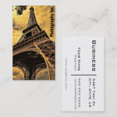 Fotografie-Anzeige Visitenkarte (Vorne/Hinten)