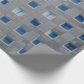 Fotografie aus grauem Gebäude Geschenkpapier (Ecke)