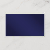 Fotografie-Ausschnitt - Blau Visitenkarte (Rückseite)