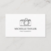 Fotografie-Beruflich-Fotograf-Kamera Visitenkarte (Vorderseite)