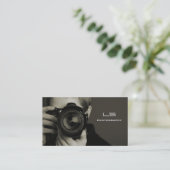 Fotografie Berufliches benutzerdefiniertes Foto Visitenkarte (Stehend Vorderseite)